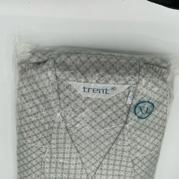 Trent Vintage Flannel Pajamas in Gray size XL NWT - Picture 3 of 6